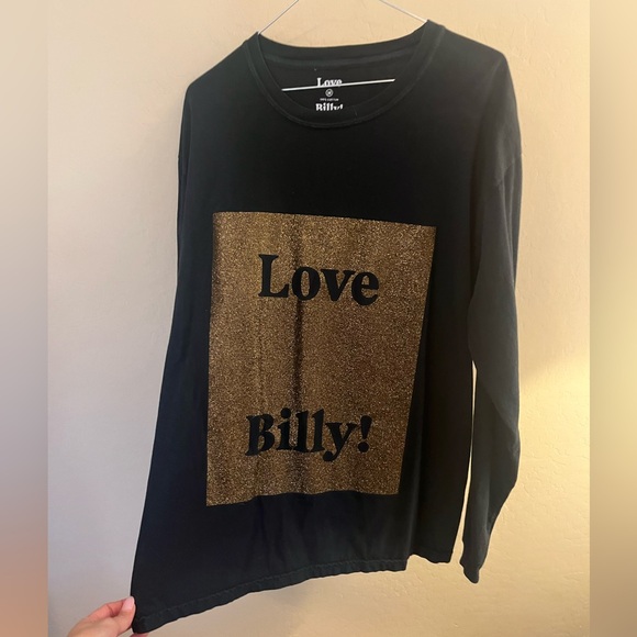 Gold Glitter Love Billy! T-shirt - Picture 2 of 6